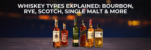 Whiskey Types Explained: Bourbon, Rye, Scotch, Single Malt & More