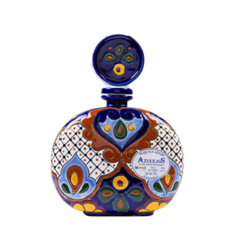 Azulejos Añejo Ultra Premium Tequila 1.75L (Ceramic Blue)