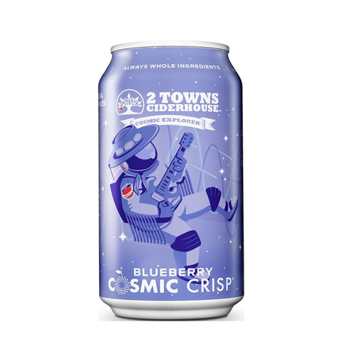 2 Towns Ciderhouse Blueberry Cosmic Crisp 6pk 12 fl oz Can