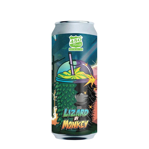 450 North Lizard vs Monkey IPA 16 fl oz can