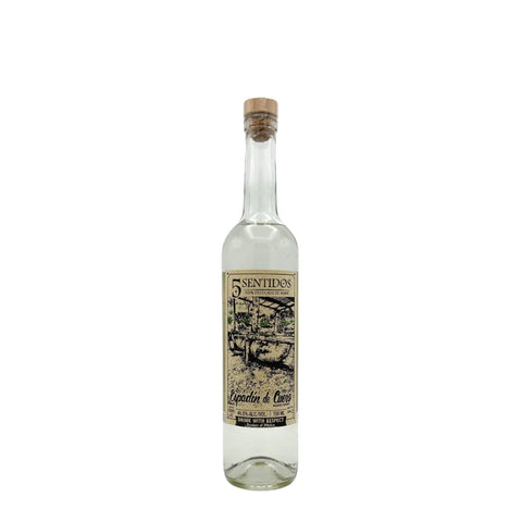 5 Sentidos Espadin de Cuero Mezcal 45.5% Alc 750mL