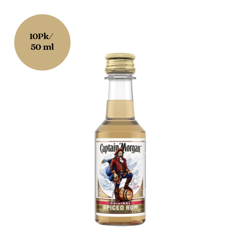 Captain Morgan Spiced Rum 50mL 10pk Shots