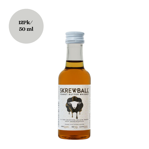 Skrewball Peanut Butter Whiskey Shots 12pk 50mL Shots