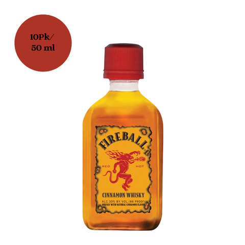 Fireball Cinnamon Whisky 50 ml 10pk Shots