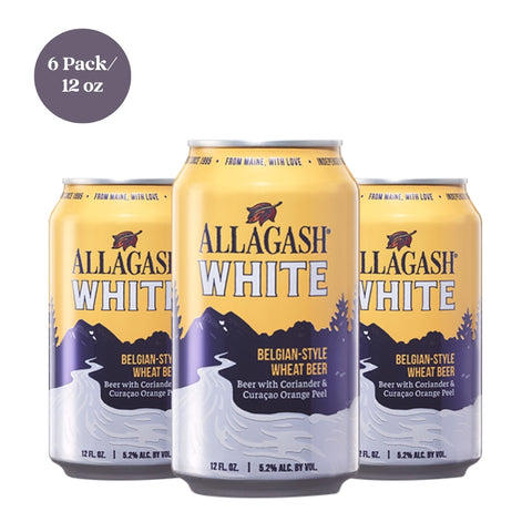 Allagash White Belgian-Style Wheat Beer 6pk 12 fl oz Cans
