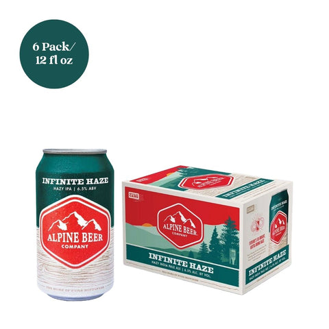 Alpine Beer Company Infinite Haze Beer 6pk 12 fl oz Cans