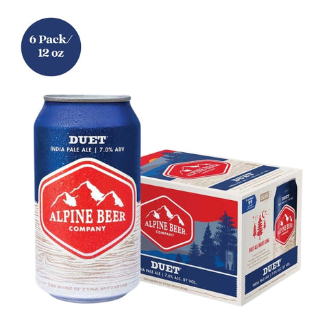 Alpine Duet IPA Beer 12 fl oz 6pk cans