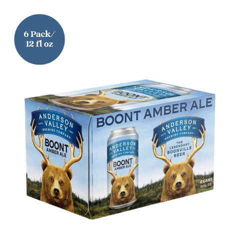 Anderson Valley Boont Amber Ale Beer 6pk 12 fl oz Cans