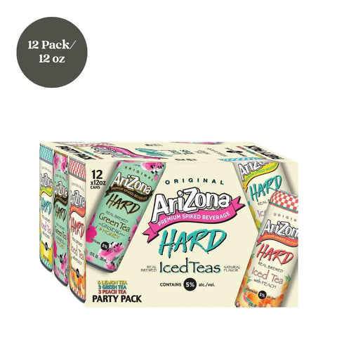 Arizona Hard Ice Teas Party Pack Hard Tea 12pk 12oz Cans