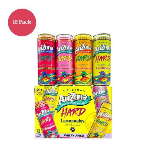 Arizona Hard Lemonades Party Pack Hard Lemonade 12pk 12oz Cans