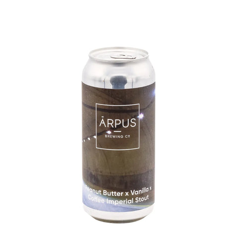 Arpus Peanut Butter Vanilla Coffee Imperial Stout Beer 16 fl oz Single Can
