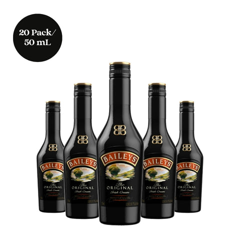 Baileys Irish Cream Liqueur 20pk 50mL Shots