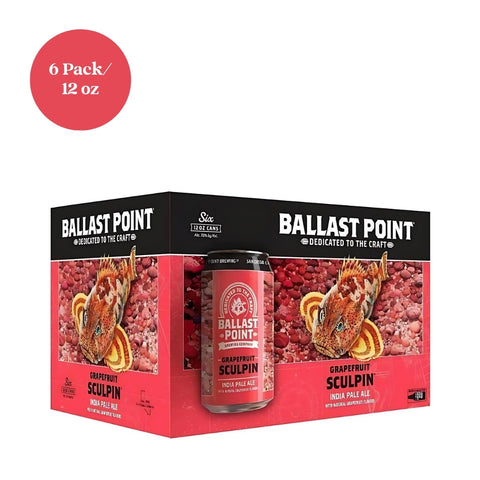 Ballast Point Beer 12 fl oz 6pk cans