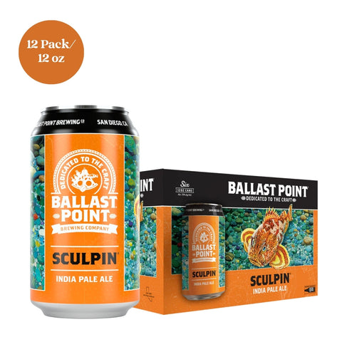 Ballast Point Sculpin IPA Beer 12 fl oz 12pk