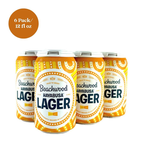 Beachwood Hayabusa Lager Beer 6pk 12 fl oz Cans