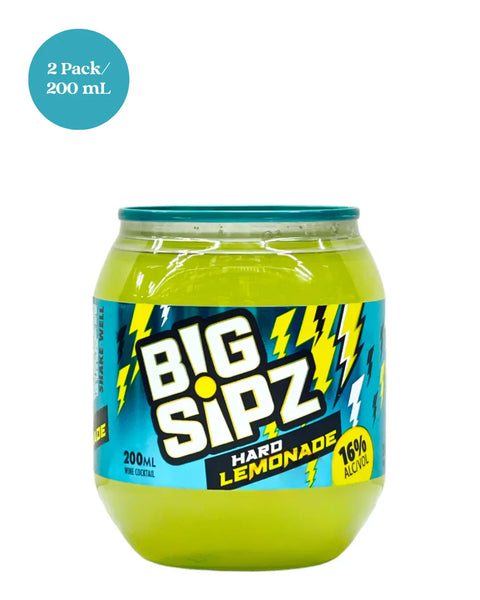 Big Sipz Hard Lemonade RTD Cocktail 2pk 200mL