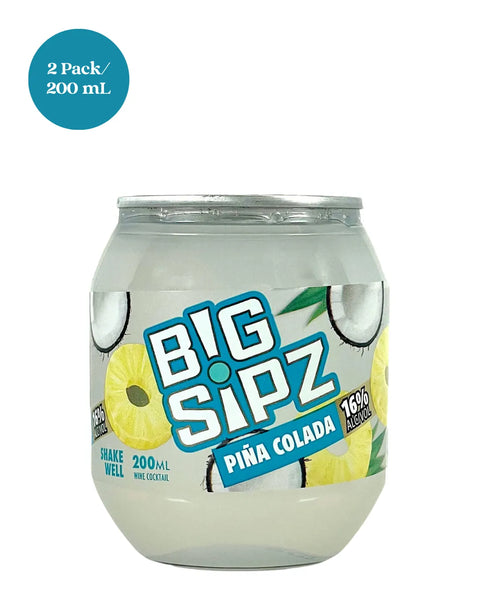 Big Sipz Piña Colada RTD Cocktail 2pk 200mL