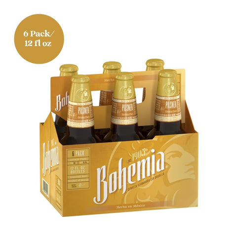Bohemia Pilsner Mexican Lager beer 6pk 12oz Bottles