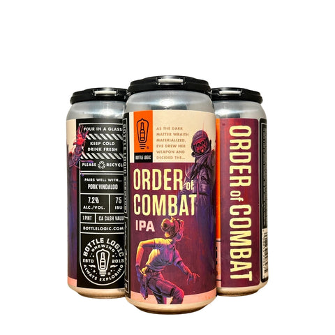 Bottle Logic Order of Combat Beer 16 fl oz can