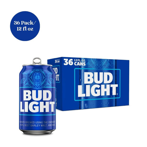 Bud Light Beer 36pk 12 fl oz Cans