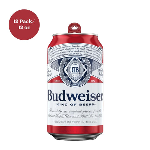 Budweiser Beer 12pk 12 fl oz cans