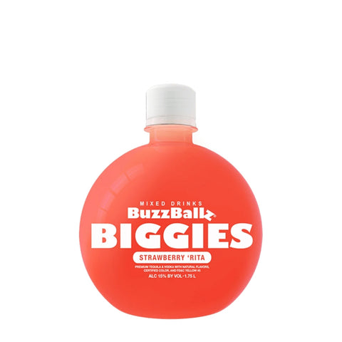 BuzzBallz Biggies Strawberry Rita RTD Cocktail 1.75L
