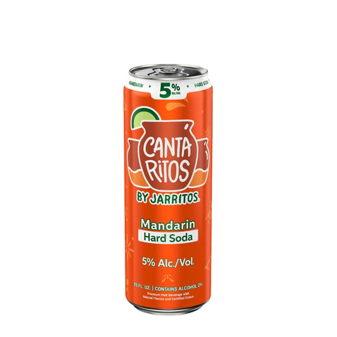 Cantaritos Mandarin Hard Soda 6pk 12 fl oz Bottle