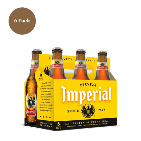 Cerveza Imperial Lager Beer 6pk 12 fl oz