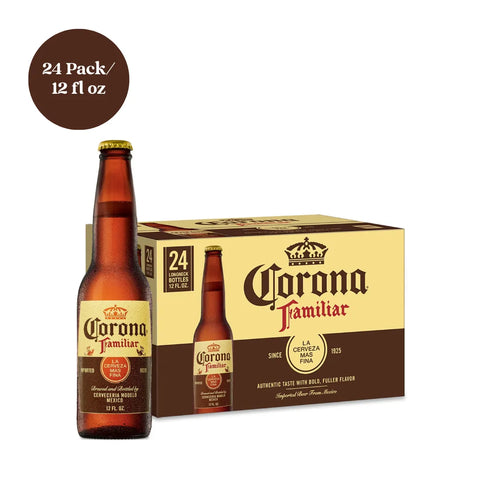Corona Familiar Lager Beer 24pk 12 fl oz Bottles
