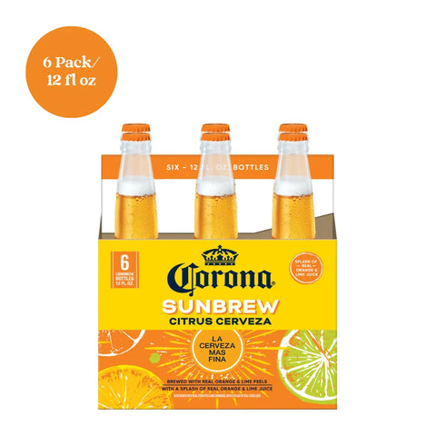 Corona Sunbrew Citrus Cerveza Beer 6pk 12 fl oz Bottles