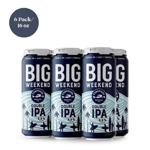 Coronado Big Weekend Double IPA 6pk 16 fl oz cans