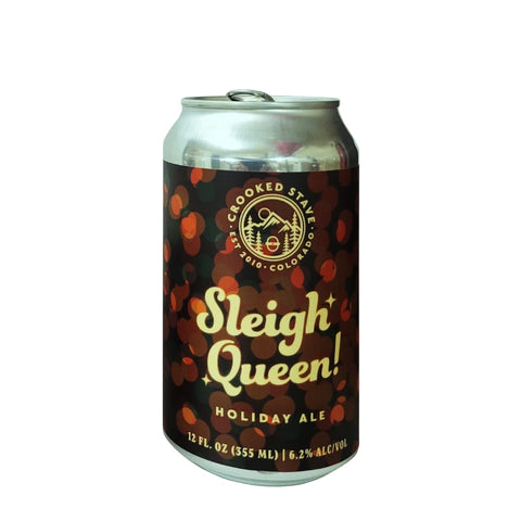 Crooked Stave Sleigh Queen Holiday Ale Beer 12 fl oz Singles