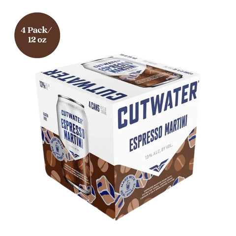 Cutwater Espresso Martini RTD Cocktail 4pk 12oz Cans