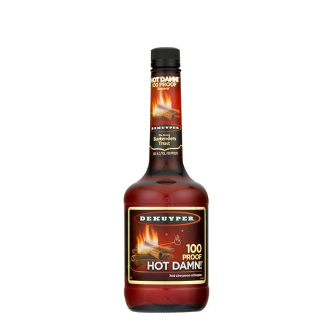 Dekuyper Hot Damn ! 100 proof Cinnamon Schnapps 750mL