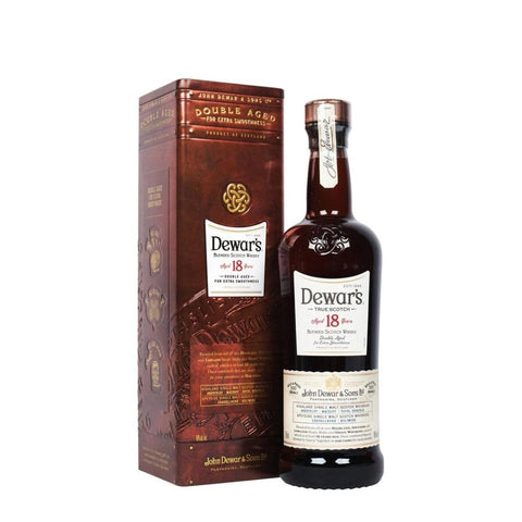 Dewars Blended Scotch 18yrs Double Aged Whisky 750mL