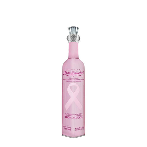 Don Ramon Lavendar Infused Plata Punta Diamante Pink Bottle Tequila 750mL
