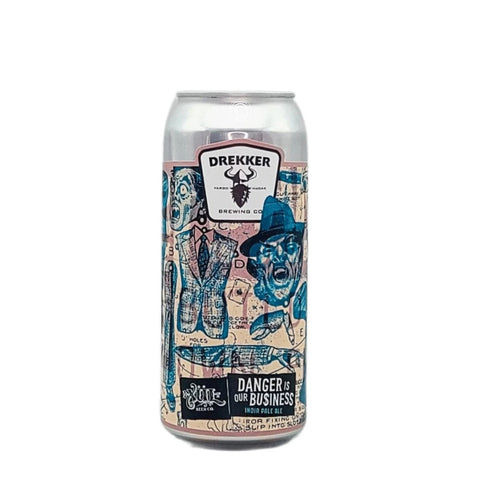 Drekker Danger is Our Business IPA Beer 16 fl oz Single Can