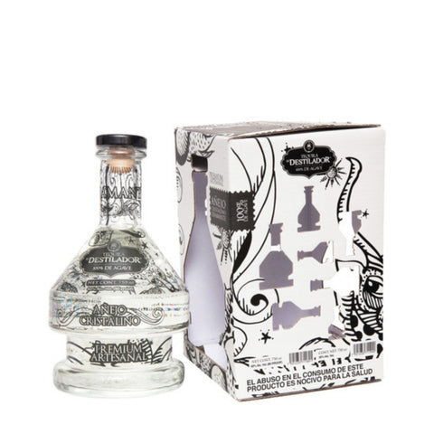 El Destilador Tequila Anejo Cristalino Diamante ROUND 750mL
