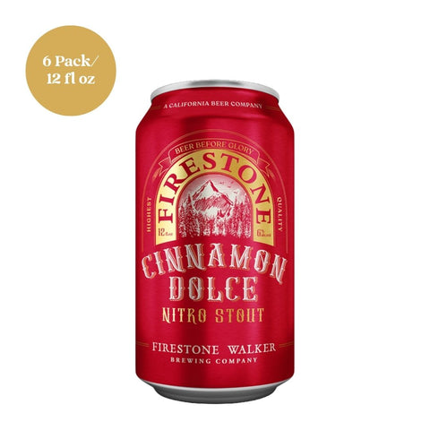 Firestone Cinnamon Dolce Nitro Stout Beer 6pk 12 fl oz Cans