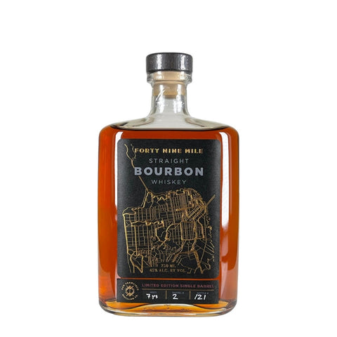 Forty Nine Mile 7yr Straight Bourbon Whiskey Limited Edition Single Barrel #12 750mL