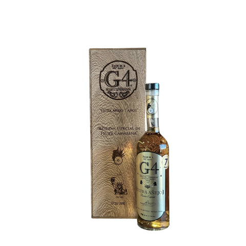 G4 7 Year Extra Añejo Tequila Wooden box 750mL