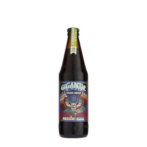 Gigantic Massive Irish Whiskey Barrel Aged Barley Wine Beer 2022 500mL Bottle