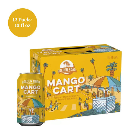 Golden RD Mango Cart Beer 12pk 12 fl oz Cans