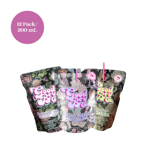 Good Bev Co. Margarita Variety Pack 12pk 200mL Pouches