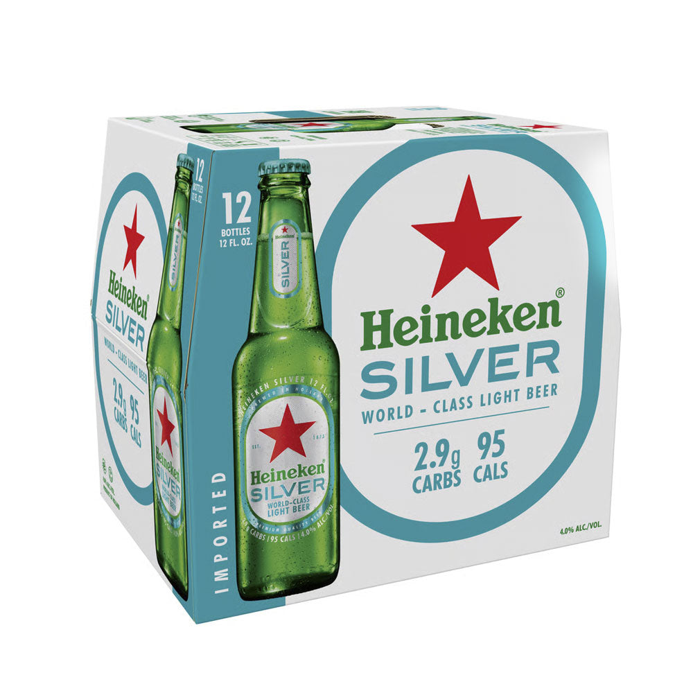 Heineken Silver Lager 12pk 12 fl oz Bottles