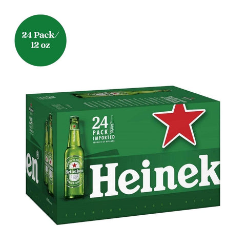 Heineken Lager Beer 24pk 12 fl oz Bottles