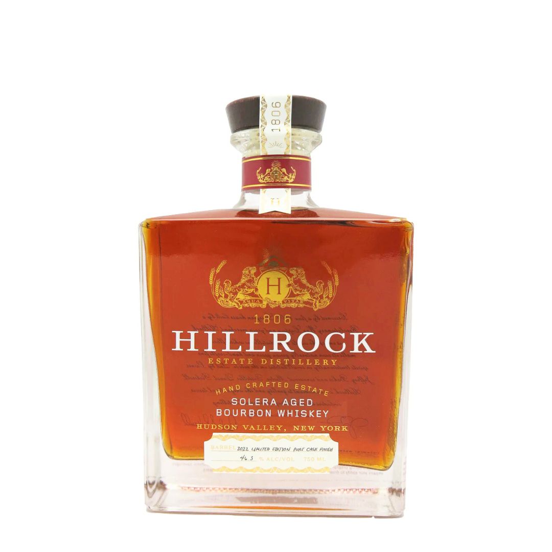 Hillrock 2022 Limited Edition Port Cask Finish Bourbon Whiskey 750mL