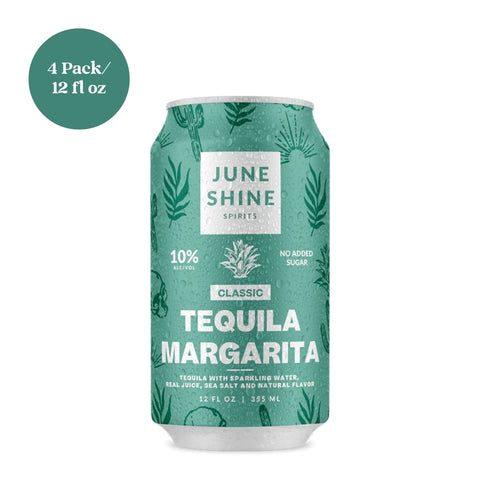 June Shine Classic Tropical Margarita RTD Cocktail 4pk 12 fl oz Cans