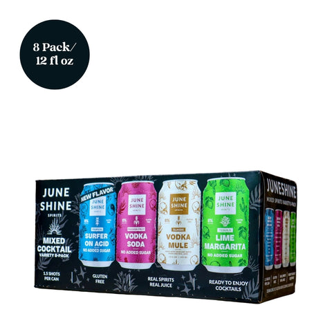 JuneShine Mixed Cocktail Variety 8pk 12 fl oz Cans