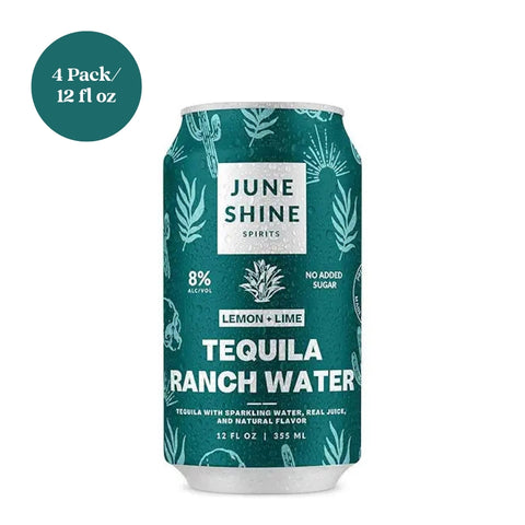 June Shine Tequila Ranch Water RTD Cocktail 4pk 12 fl oz Can